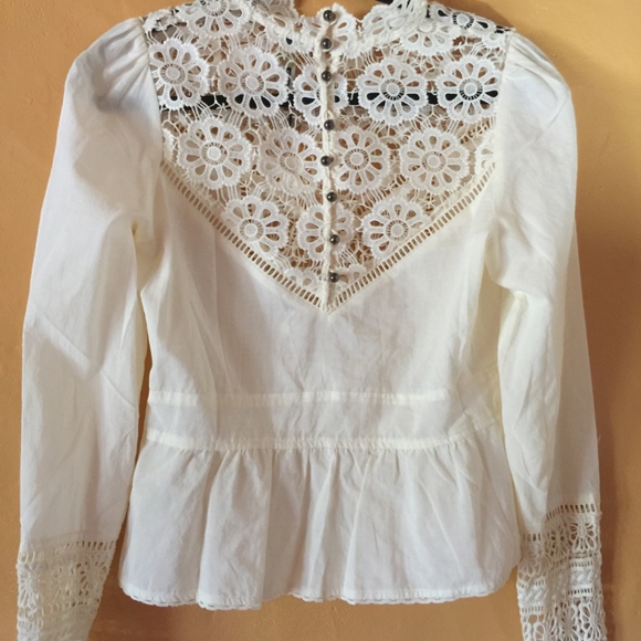 Tracy Reese Victorian Lace Blouse Size M NWOT - Picture 5 of 8